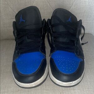 Nike Black and Blue Men's Sneakers